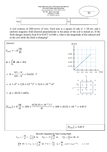 EE 340 Quiz 2: Induced EMF in Coil