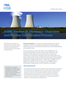 ASME Standards Overview: Codes for Mechanical Engineering & Safety