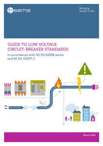 Guide to Low Voltage Circuit-Breaker Standards (BS EN 60898/60947-2)