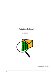 Pr&agrave;ctica 2.0: Subnetting i Routing Est&agrave;tic en Xarxes IP