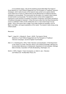 Impact of Social Networks on Youth Political Engagement