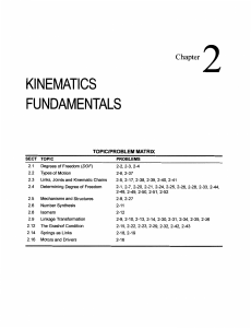 Kinematics Fundamentals Textbook