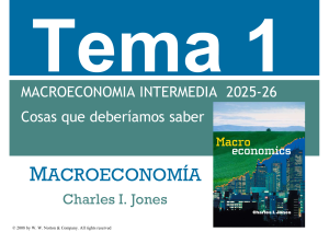 Tema 1: Macroeconom&iacute;a Intermedia - Cosas que Deber&iacute;amos Saber