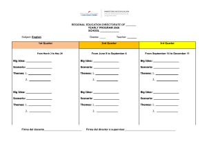 2026 English Yearly Program Planner