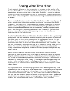 Seeing What Time Hides: Ecological Time in The Overstory