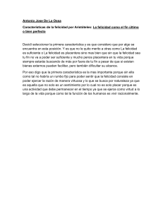 Caracter&iacute;sticas de la felicidad por Arist&oacute;teles
