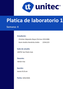 Informe de Laboratorio 1: Corte y Soldadura de Metales