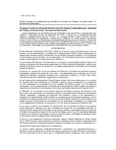 Acuerdo de Colaboraci&oacute;n STPS-SEGOB en Seguridad Contra Incendios