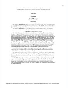 NFPA 409 2016: Aircraft Hangar Safety Standard