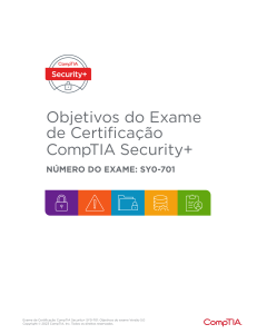 Objetivos do Exame CompTIA Security+ SY0-701