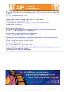 Theory of rfbiased SQUID for nonhysteretic regime