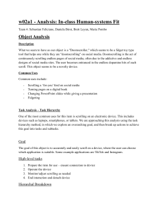 In-class Human-systems Fit Analysis: Doomscroller Toy