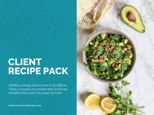 Healthy Recipe Pack: 12 Easy Meals & Meal Planner