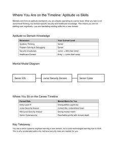 Career Transition: Aptitude vs Skills in Cybersecurity