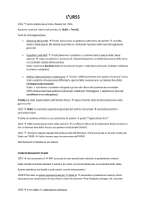 L'URSS: Stalin, Trockij e il totalitarismo