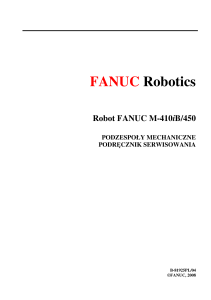 Podręcznik serwisowania FANUC M-410iB/450