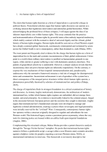 Human Rights and Imperialism: A Critical Analysis