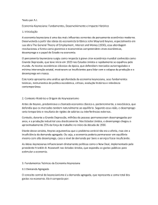 Economia Keynesiana: Fundamentos e Impacto Hist&oacute;rico
