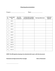 Cleaning Documentation Form: Industrial Process Record
