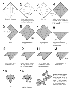 Modular Origami Tutorial: Step-by-Step Guide