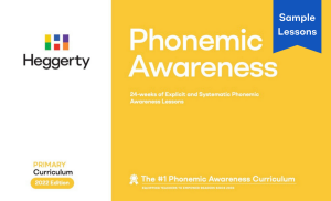 Heggerty Phonemic Awareness Primary Curriculum 2022 Sample