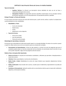 T&eacute;cnica de Carrera: An&aacute;lisis del Sprint