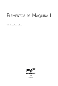 Elementos de M&aacute;quina I - Livro Universit&aacute;rio