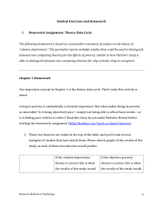 Homework: Theory-Data Cycle in Psychology Research Methods