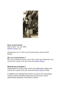 Amelia Earhart Biography: First Woman Solo Atlantic Flight