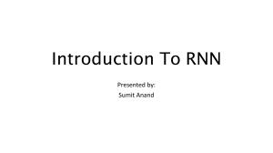 Introduction to RNN: Recurrent Neural Networks Explained