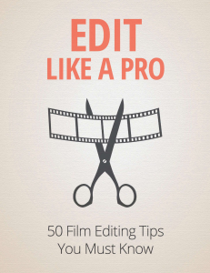 50 Video Editing Tips for Pro Results