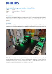 Automatic JIG Changer Optimization & Traceability Project