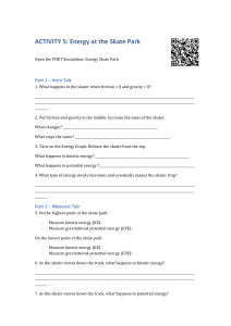 Energy Skate Park Simulation Worksheet