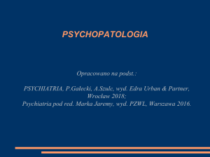 Psychopatologia - podręcznik akademicki