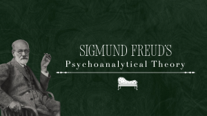 Sigmund Freud's Psychoanalytical Theory: Key Concepts