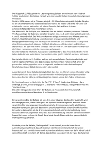 Analyse von Schillers Die B&uuml;rgschaft