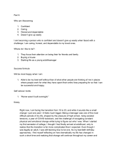 Self-Reflection Worksheet: Personal Growth & Transition