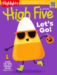 Highlights High Five October 2025: Let's Go! Kids Magazine
