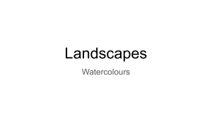 Watercolor Landscapes Lesson Plan: Techniques & Materials