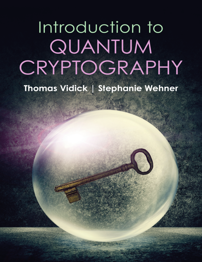 Introduction to Quantum Cryptography Textbook