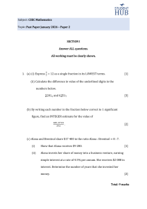 CSEC Mathematics Past Paper January 2026 - Paper 2