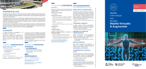 Master Informatique R&eacute;alit&eacute; Virtuelle & Augment&eacute;e - Univ Lille