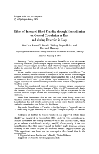 Effect of Hemodilution on Circulation in Dogs at Rest and Exercise