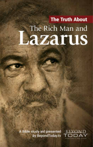 The Truth About the Rich Man and Lazarus