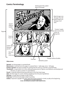 Comics Terminology & Literary Devices: A Guide