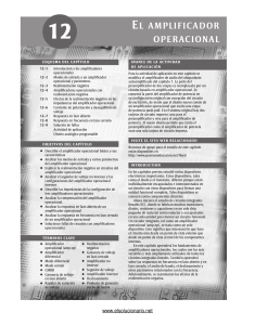 Amplificador Operacional: Cap&iacute;tulo 12 de Electr&oacute;nica