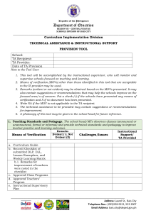 DepEd Bais City Technical Assistance Tool