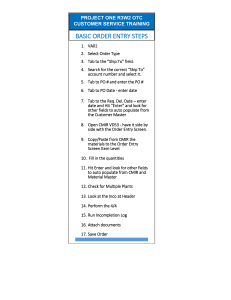 Basic Order Entry B.Tech. CSE Assignment 2 - Numerical Methods