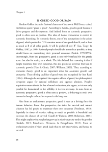 Is Greed Good or Bad? Economic & Evolutionary Perspectives