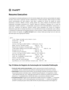 Top 10 Ideias de Neg&oacute;cio de Automa&ccedil;&atilde;o de Conte&uacute;do/Publica&ccedil;&atilde;o